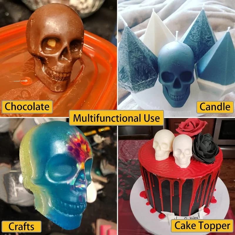 3D forma na ledovou kouli ve tvaru lebky